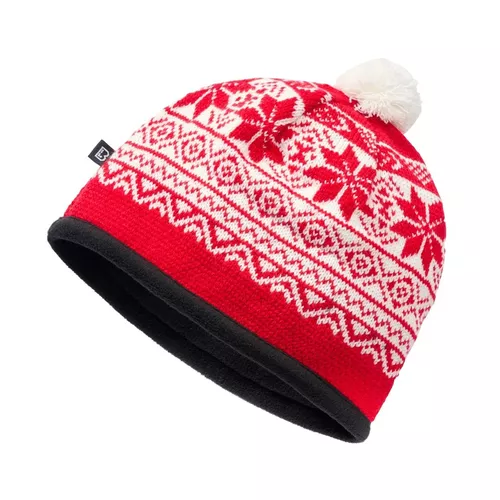 BRANDIT čepice pletená SNOW CAP ČERVENÁ