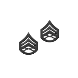 Odznak hodnostní USMC - SSgt. - ČERNÝ