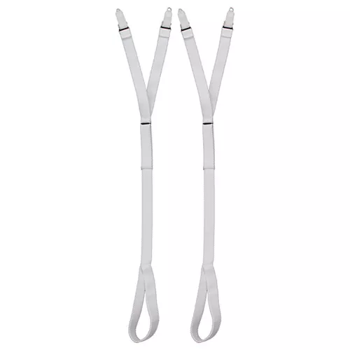 ROTHCO kšandy STIRRUP na košili BÍLÉ 2 v balení