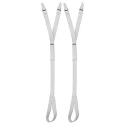 ROTHCO kšandy STIRRUP na košili BÍLÉ 2 v balení