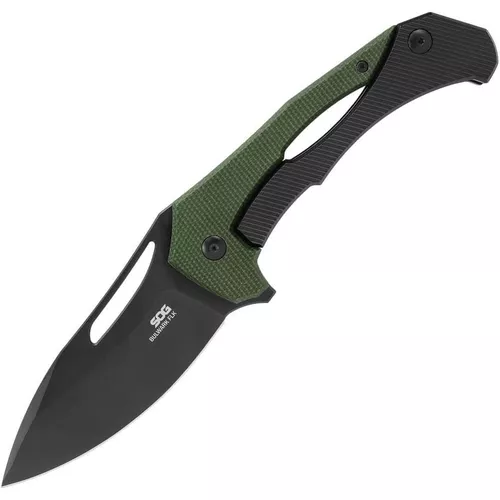 SOG nůž zavírací BULWARK FL hladké ostří ZELENÝ