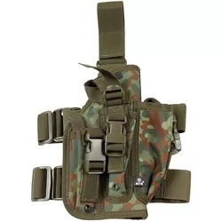 MFH pouzdro na pistol a zásobníky stehenní pravé FLECKTARN