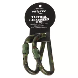 MIL-TEC karabina TAKTICKÁ šroubovací 80 mm WOODLAND pár