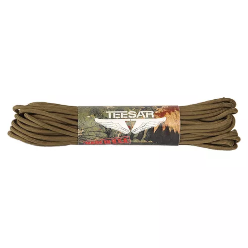 TEESAR šňůra US padáková ø 3 mm / 16 m / 50 feet COYOTE