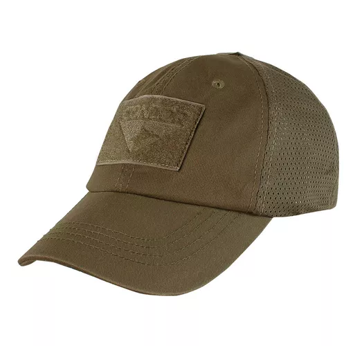 CONDOR OUTDOOR čepice OPERATOR MESH s velcro panely HNĚDÁ