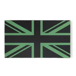 MILITARY RANGE nášivka IFF IR vlajka GB VELCRO ZELENÁ