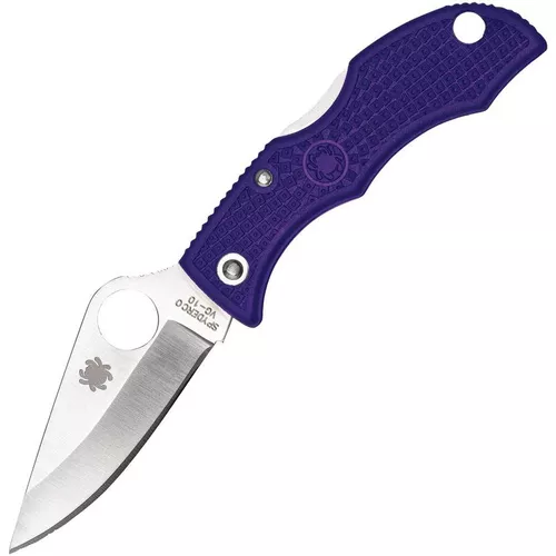 Spyderco nůž zavírací LADYBUG hladké ostří FIALOVÝ