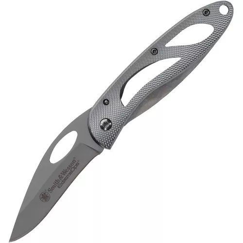 Smith & Wesson nůž zavírací EXTREME SWA12CP hladké ostří STŘÍBRNÝ