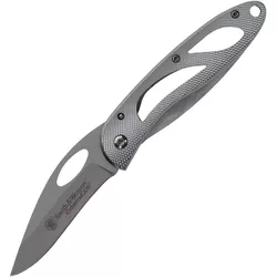 Smith & Wesson nůž zavírací EXTREME SWA12CP hladké ostří STŘÍBRNÝ
