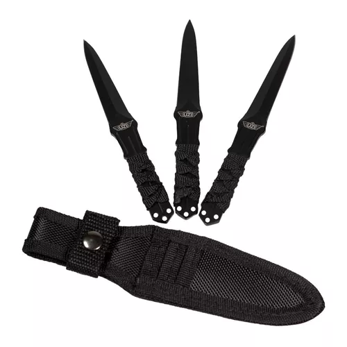UZI nůž vrhací set 3 kusů s pouzdrem