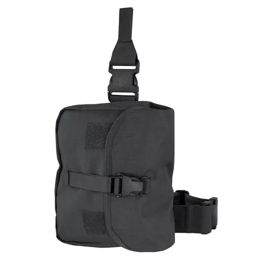 CONDOR OUTDOOR pouzdro RIG na plynovou masku stehenní ČERNÉ