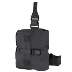 CONDOR OUTDOOR pouzdro RIG na plynovou masku stehenní ČERNÉ