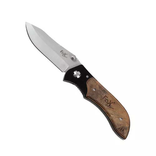 FOX Outdoor nůž zavírací střenka z ušlechtil. dřeva 20,5 cm