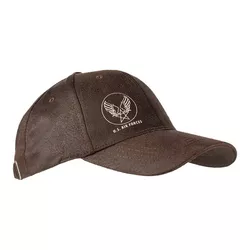 FOSTEX čepice baseball U.S. AIR FORCE kožený vzhled HNĚDÁ