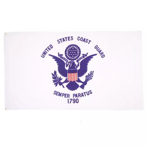ROTHCO vlajka pobřežní stráže U.S. COAST GUARD 1790 BÍLÁ