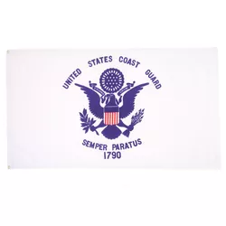 ROTHCO vlajka pobřežní stráže U.S. COAST GUARD 1790 BÍLÁ