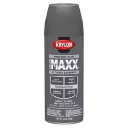 Barva KRYLON COVERMAXX® krycí maskovací ve spreji ŠEDÁ LESKLÁ