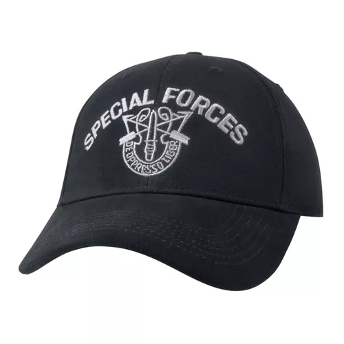ROTHCO čepice SPECIAL FORCES baseball ČERNÁ