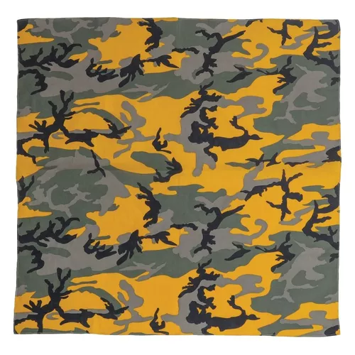 ROTHCO šátek 68 x 68 cm JUMBO URBAN CAMO YELLOW