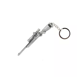 Albainox přívěšek na klíče puška Remington M24 STŘÍBRNÝ