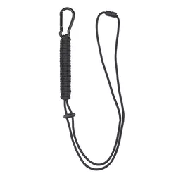 MIL-TEC provázek PARACORD s karabinou ČERNÝ