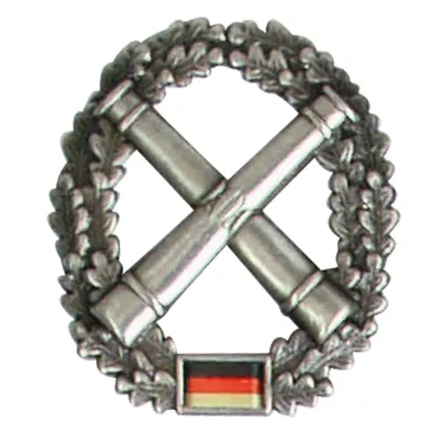 Bundeswehr odznak BW na baret Artillerie truppe