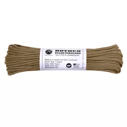 ROTHCO šňůra PARACORD nylon 550LB ø 4 mm / 30 m COYOTE BROWN