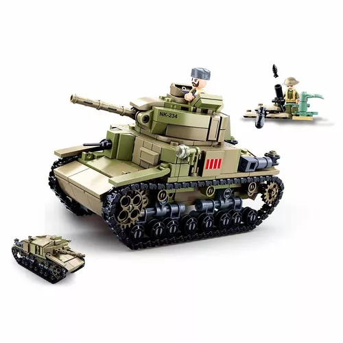 Sluban B0711 Sluban stavebnice 2v1 ITALSKÝ TANK střední