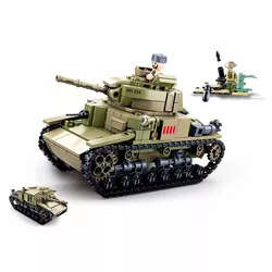Sluban B0711 Sluban stavebnice 2v1 ITALSKÝ TANK střední