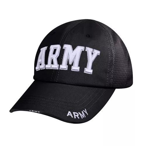 ROTHCO čepice ARMY síťovaná ČERNÁ