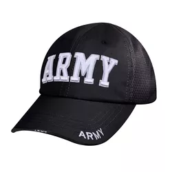 ROTHCO čepice ARMY síťovaná ČERNÁ