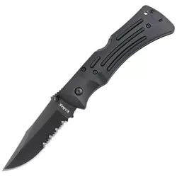 KA-BAR nůž zavírací MULE FOLDER ozubený ČERNÝ