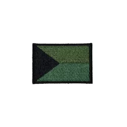 NAVYS nášivka ČR vlajka střední velcro ZELENÁ (56mm)