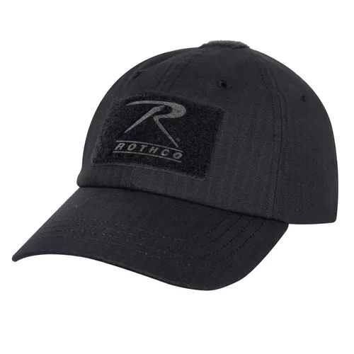 ROTHCO čepice baseball OPERATOR TACTICAL rip-stop ČERNÁ
