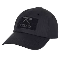 ROTHCO čepice baseball OPERATOR TACTICAL rip-stop ČERNÁ