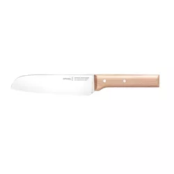 OPINEL nůž kuchařský PARALLELE SANTOKU Vri N°119 DŘEVO