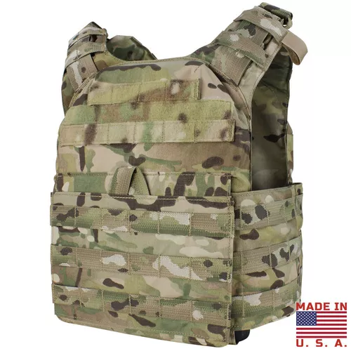 CONDOR OUTDOOR vesta lehká CYCLONE MOLLE nosič plátů MULTICAM