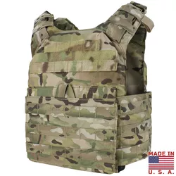CONDOR OUTDOOR vesta lehká CYCLONE MOLLE nosič plátů MULTICAM