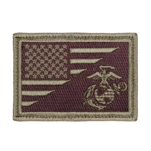 ROTHCO nášivka vlajka USA/USMC velcro