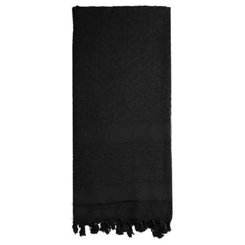 ROTHCO šátek SHEMAGH SOLID 107 x 107 cm ČERNÝ