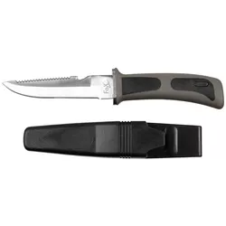 FOX Outdoor nůž potapěčský FROGMAN s pouzdrem ČERNÝ