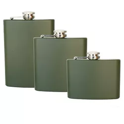 MIL-TEC placatka obsah 8oz. / 220ml ZELENÁ