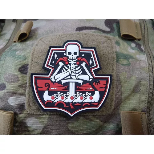 JACKETS TO GO nášivka GHOST SHIP SKULL plast BAREVNÁ