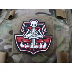 JACKETS TO GO nášivka GHOST SHIP SKULL plast BAREVNÁ