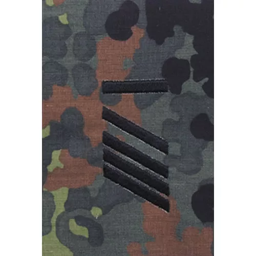 Bundeswehr nárameník BW STABSGEFREITER UA FLECKTARN / černé vyšití
