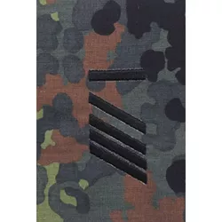 Bundeswehr nárameník BW STABSGEFREITER UA FLECKTARN / černé vyšití