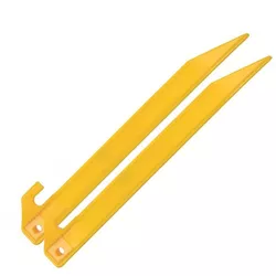 PRO-FORCE kolík stanový PLASTOVÝ 21,5 cm 6 ks ŽLUTÝ