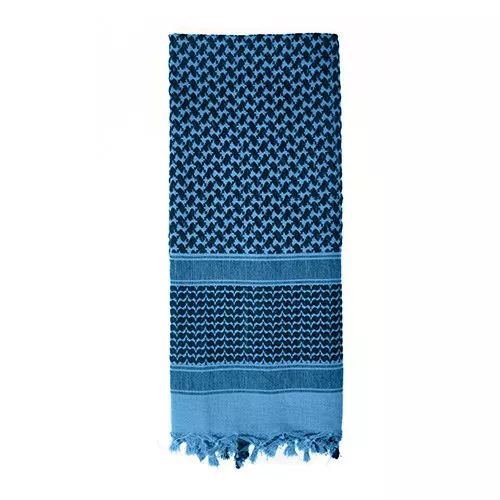 ROTHCO šátek SHEMAGH 105 x 105 cm MODRO-ČERNÝ