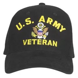 ROTHCO čepice U.S. ARMY VETERAN baseball ČERNÁ