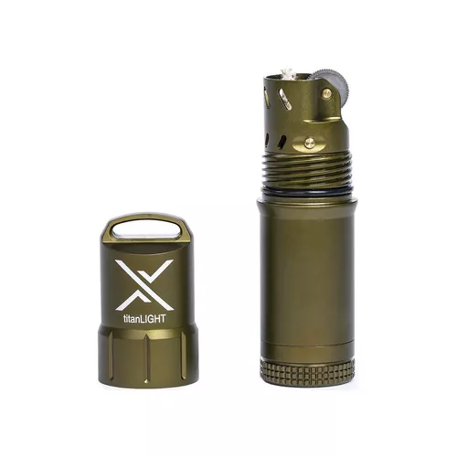 EXOTAC zapalovač titanLIGHT voděodolný ZELENÝ